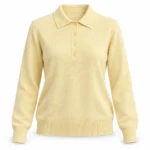 Vilnonis polo megztinis su sagomis – WL1028AI26 – GIALLO