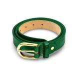 Odinis diržas CT-001/3cm, smaragdinė