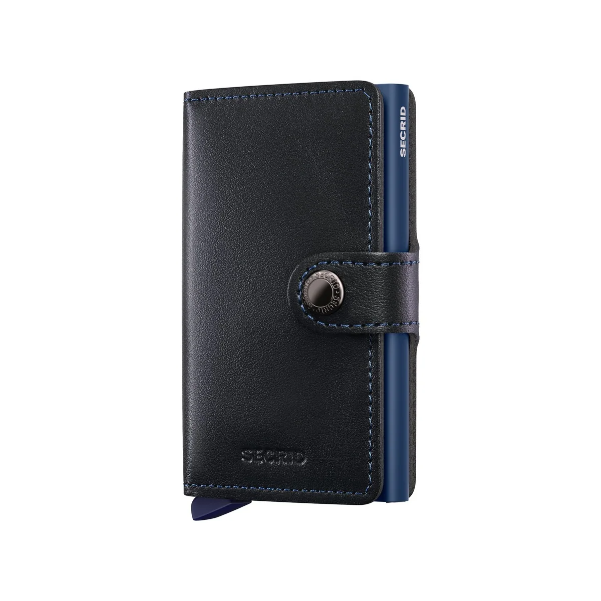 SECRID_M-Black-Navy_front_1200x1200 SECRID Original kompaktiška vienguba piniginė – juodos / tamsiai mėlynos sp. - Image 1