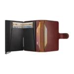 SECRID Basco Premium+ kompaktiška vienguba piniginė – rudos sp. - Image 5