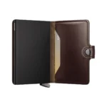 SECRID Dusk Premium+ kompaktiška vienguba piniginė – tamsiai rudos sp. - Image 3