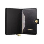 SECRID Emboss Diamond Premium+ kompaktiška vienguba piniginė – juodos sp. - Image 3