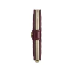SECRID Emboss Diamond Premium+ kompaktiška vienguba piniginė – bordinė sp. - Image 2