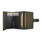 SECRID Emboss Lines Premium+ kompaktiška vienguba piniginė – kedro sp. - Image 5