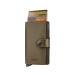 SECRID Matte Satin kompaktiška vienguba piniginė – bronzos sp. - Image 3