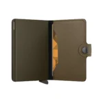 SECRID Matte Satin kompaktiška vienguba piniginė – bronzos sp. - Image 4