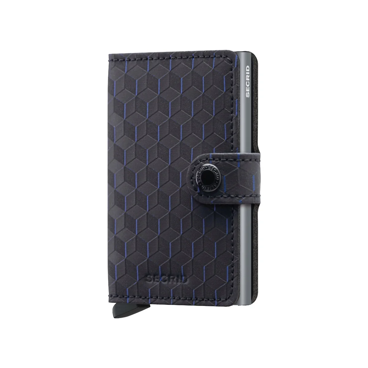 SECRID_MOp-Black-Titanium_front_1200x1200 SECRID Optical kompaktiška vienguba piniginė – juodos / titano sp. - Image 1